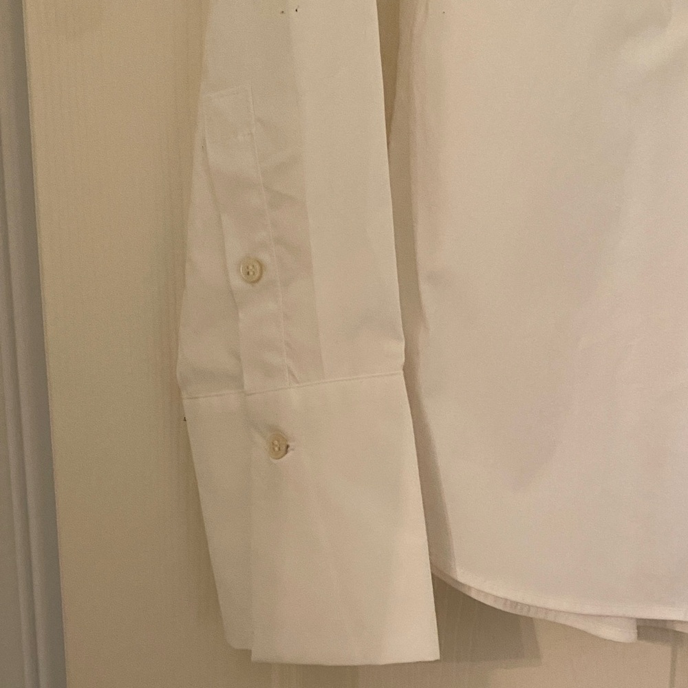 Banana Republic woman’s White Dress Shirt size 8 NWT - Picture 3 of 4